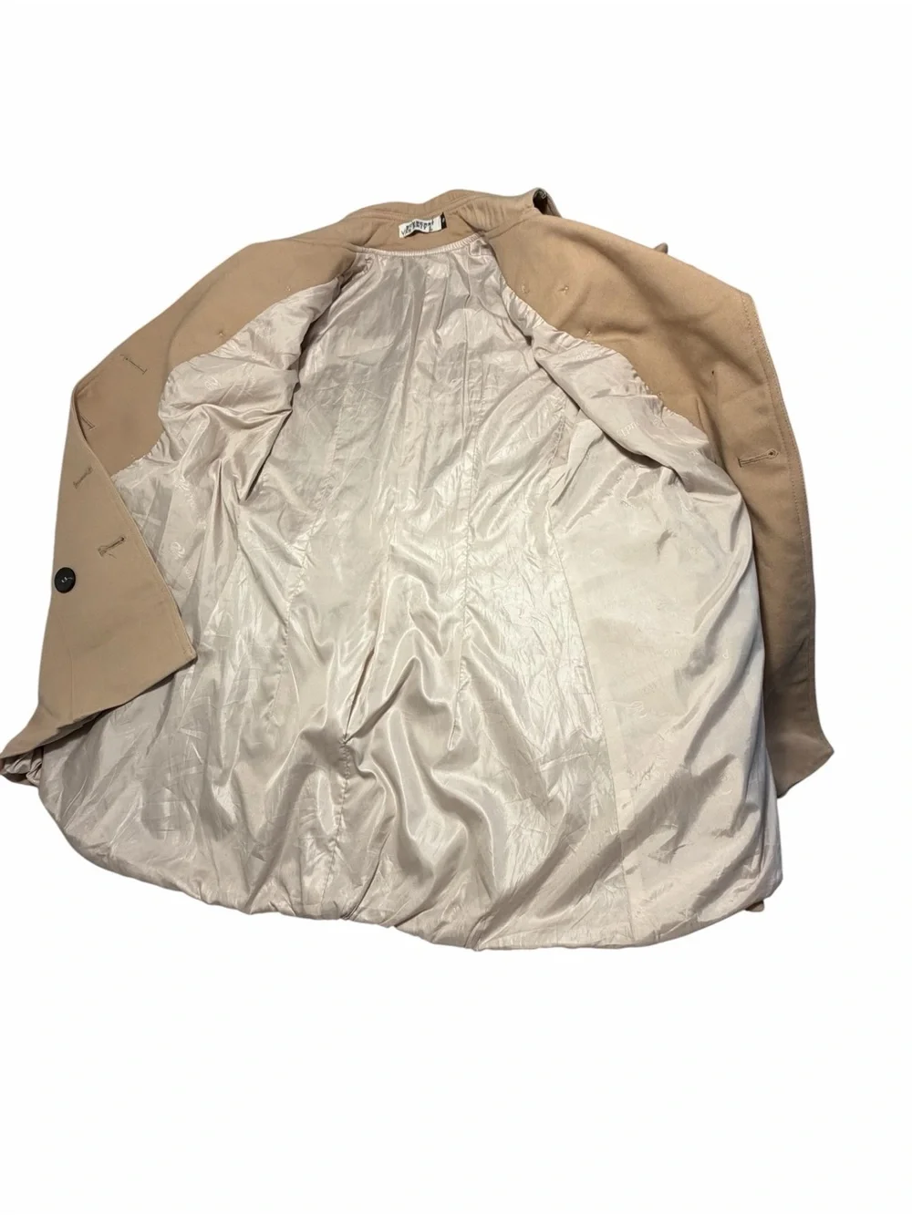 Burberry Brit Women's Double-Breasted Tan Trench Coat Sz Small - Picture 8 of 11